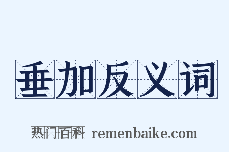 垂加反义词是什么意思的图片